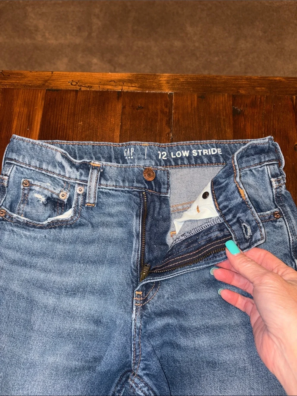 Gap Teen Low Rise Stride Jeans Size 12